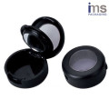 Round Plastic Compact Case with Mirror